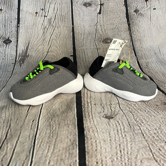 NWT Adidas Adifom SLTN EL I Grey Three Toddler Boy Shoes - Size 4K - Picture 14 of 17